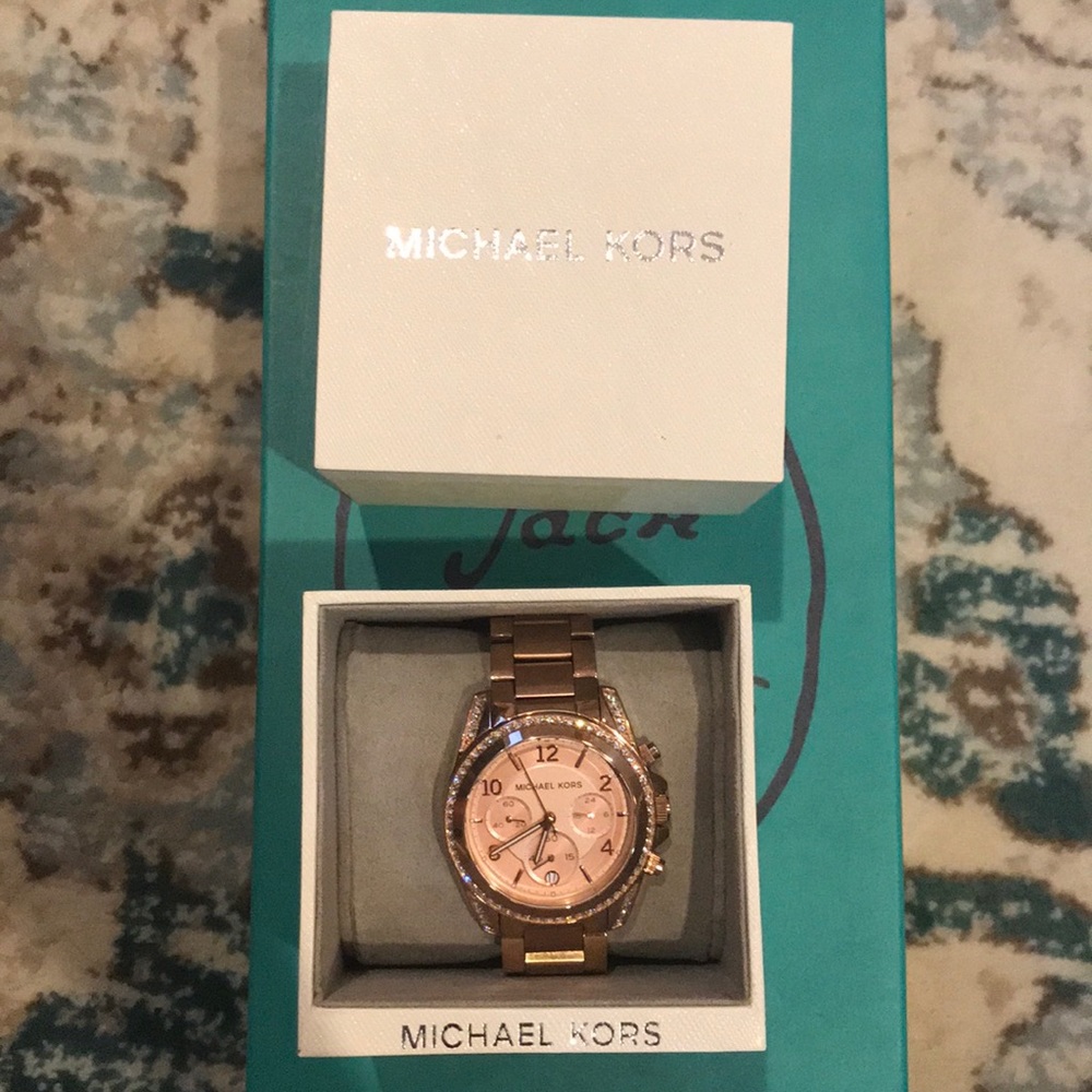 Michael Kors Rose Gold Watch NWT